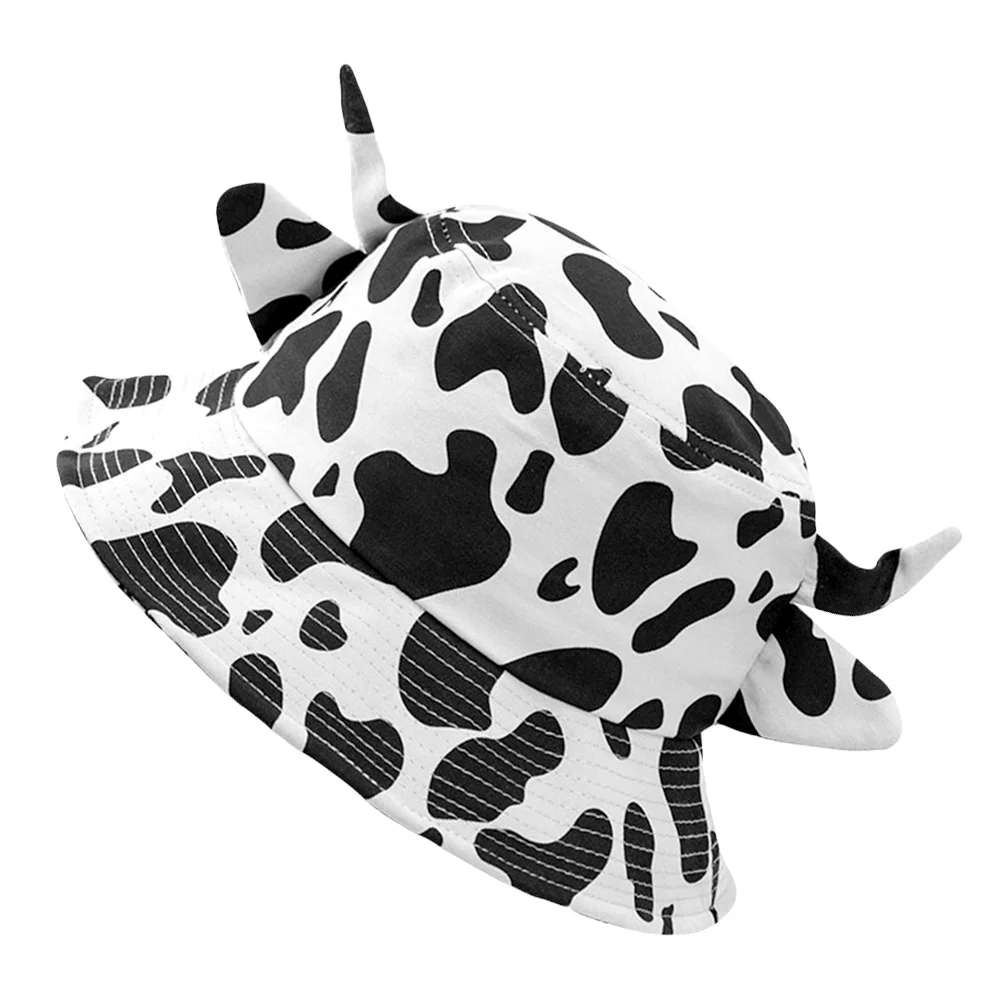 Cow Bucket Hat Prints Anti-UV Cap Fisherman Outfit Girls Children's Place Clothes Sun Visor Cotton
Cow Bucket Hat Prints Anti-UV Cap Fisherman Outfit Girls Children's Place Clothes Sun Visor Cotton