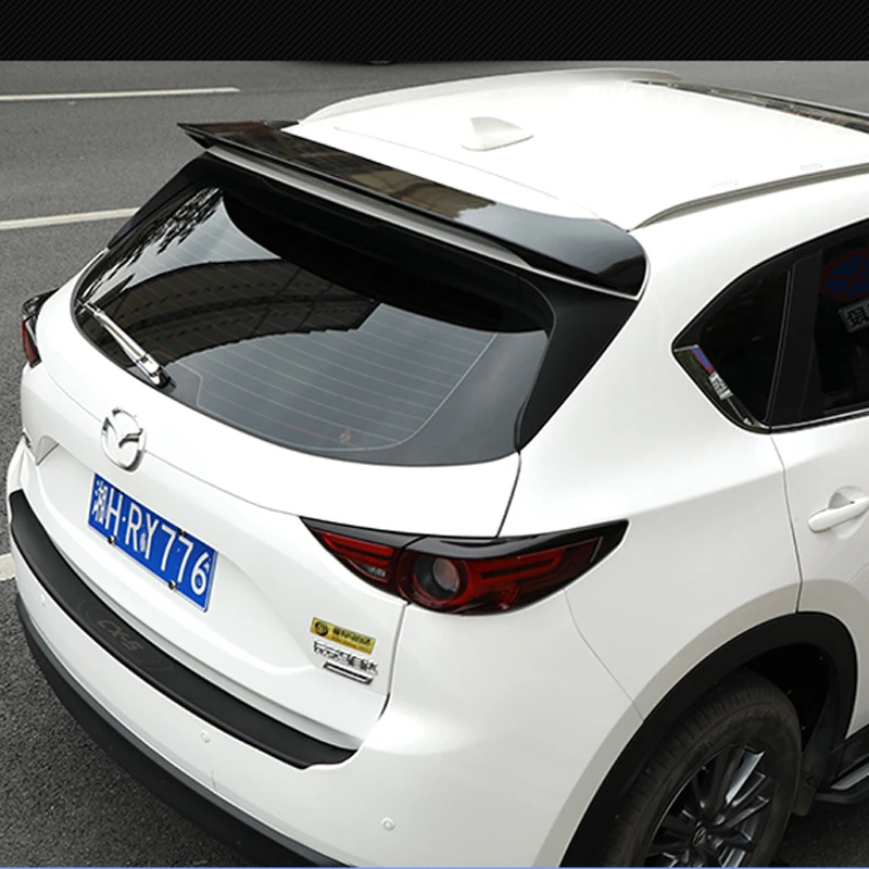 

Car Styling ABS Plastic Unpainted Primer Color Rear Trunk Boot Wing Rear Lip Roof Spoiler for Mazda CX-5 CX5 2017 2018