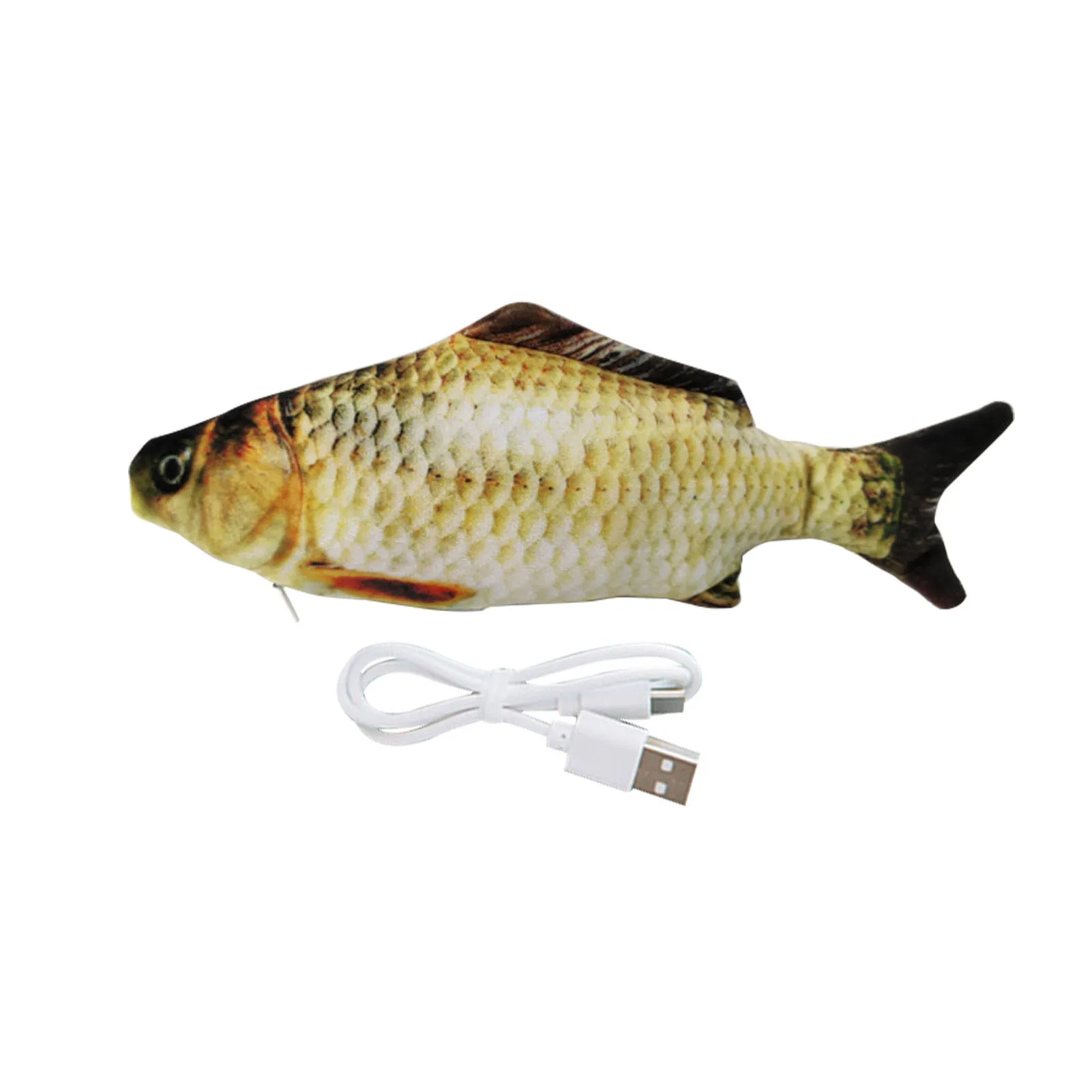 With Catnip Realistic Electric Toy For Cat Interactive Fish Flipping Moving Dancing Simulation Kitten Doll Plush Indoor Playing
With Catnip Realistic Electric Toy For Cat Interactive Fish Flipping Moving Dancing Simulation Kitten Doll Plush Indoor Playing