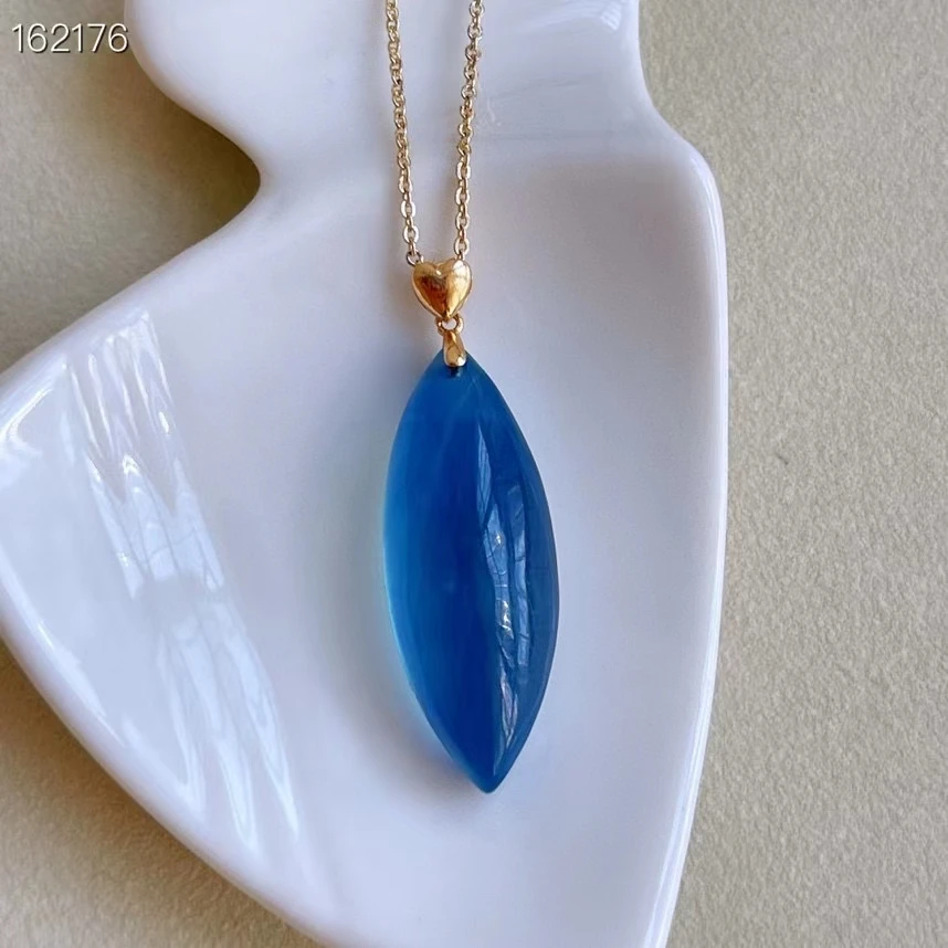 Natural Blue Aquamarine Bead Pendant Aquamarine Brazil 30*16.5*8mm 18K Gold Women Fashion Jewelry AAAAAA
Natural Blue Aquamarine Bead Pendant Aquamarine Brazil 30*16.5*8mm 18K Gold Women Fashion Jewelry AAAAAA