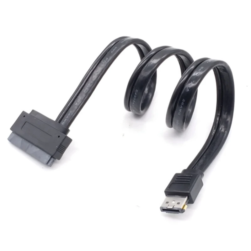 

7+15Pin SATA HDD To Power ESATA Adapter Power Esata USB 2.0 5V 12V Combo To 2.5Inch 3.5Inch 22Pin Sata Hdd Adapter Cable