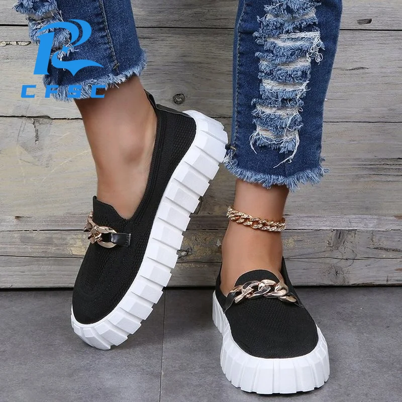 Women's Chain Loafer Flats For Women Round Toe Slip On Mesh Sneaker Casual Shoes Fabric Flats Breathable Comfy Walking Shoes
Women's Chain Loafer Flats For Women Round Toe Slip On Mesh Sneaker Casual Shoes Fabric Flats Breathable Comfy Walking Shoes