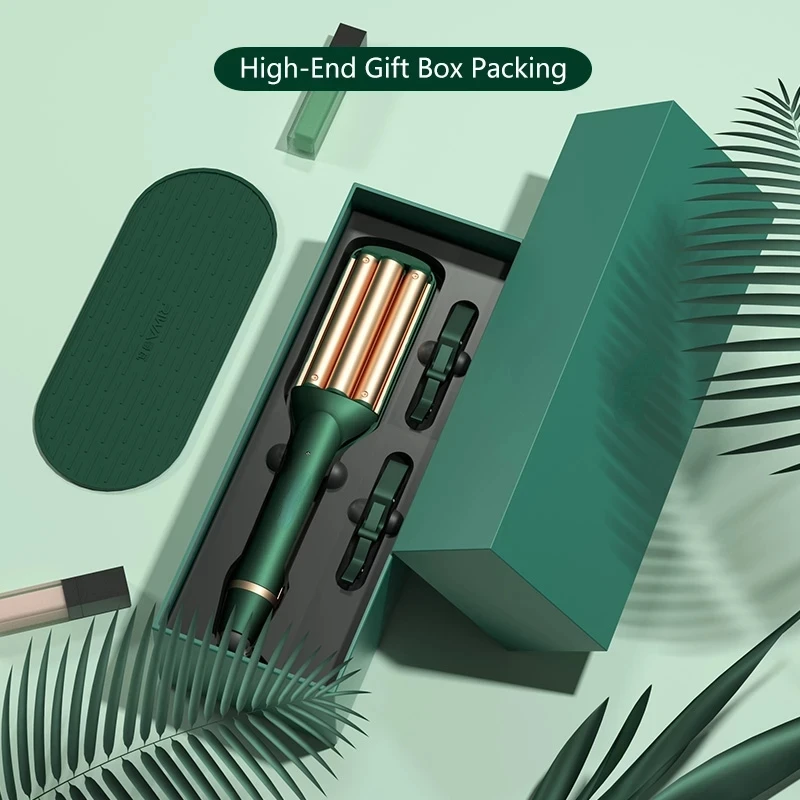 Water Ripple Egg Roll Hair Curling Iron Professional Triple Barrel Hair Styler Hair Waver Curler Ceramic Styling Tool for Women
Water Ripple Egg Roll Hair Curling Iron Professional Triple Barrel Hair Styler Hair Waver Curler Ceramic Styling Tool for Women