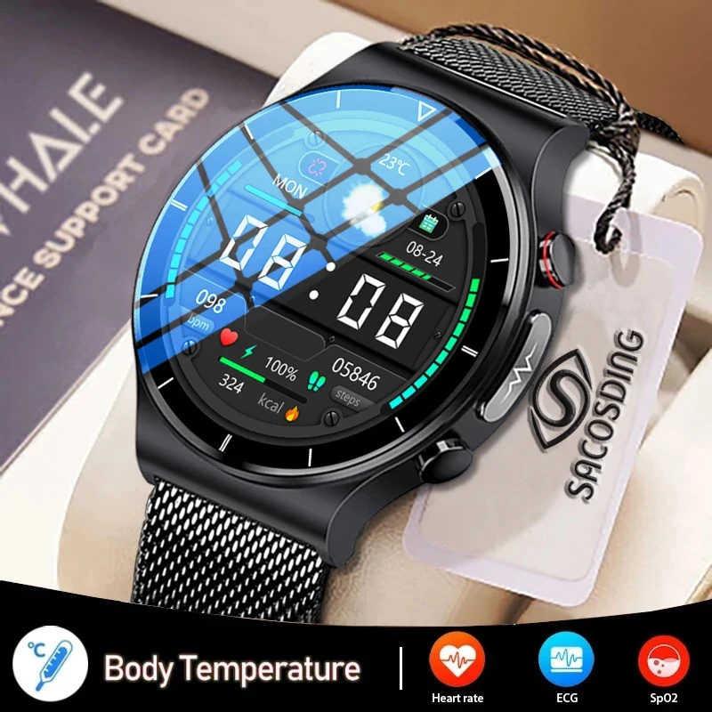 New ECG+PPG Smart Watch Men Blood Oxygen Heart Rate Waterproof Watches Men Sport Fitness Tracker Smartwatch For Huawei Xiaomi
New ECG+PPG Smart Watch Men Blood Oxygen Heart Rate Waterproof Watches Men Sport Fitness Tracker Smartwatch For Huawei Xiaomi