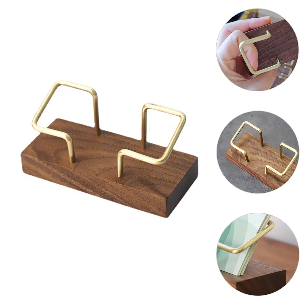 Business Card Holders Memo Cards Storage Bracket Desktop Walnut Name Wooden Brass Stand Korea
Business Card Holders Memo Cards Storage Bracket Desktop Walnut Name Wooden Brass Stand Korea