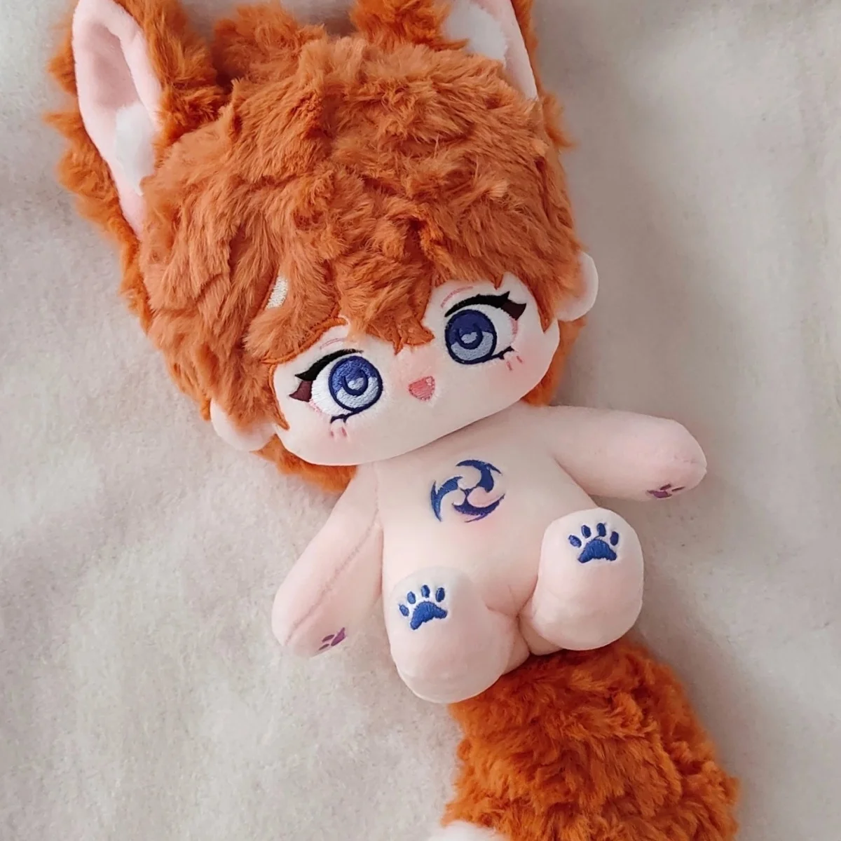 Хлопковая Набивная игрушка для косплея, милая плюшевая татаглия геншина, 20 см, для аниме-игр, наряд, подушка, талисман, подарок