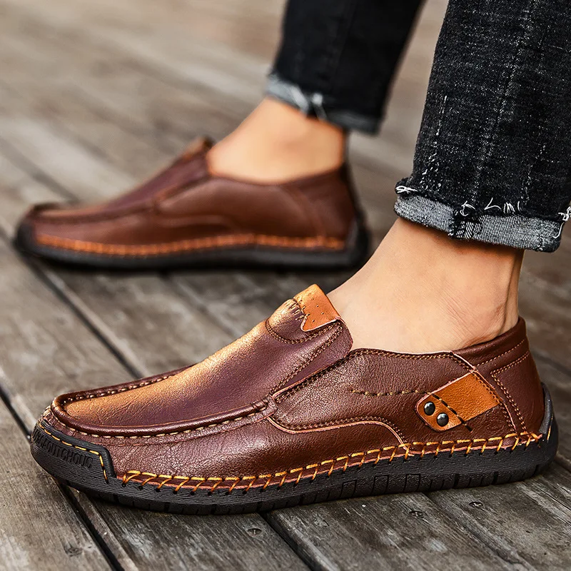 2022 Fashionable Men's Outdoor Casual Shoes Comfortable and Breathable Business Shoes Driving Shoes Large Sneakers
2022 Fashionable Men's Outdoor Casual Shoes Comfortable and Breathable Business Shoes Driving Shoes Large Sneakers