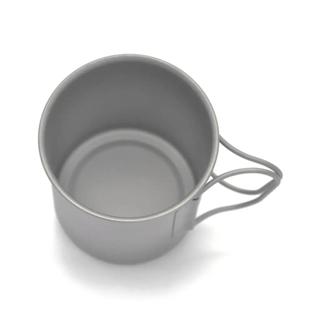 Titanium Cup 450ML Camping Mug Picnic Utensils Heating Tableware Lightweight Outdoor Survival Cooking Equipment Hiking Cookware
Titanium Cup 450ML Camping Mug Picnic Utensils Heating Tableware Lightweight Outdoor Survival Cooking Equipment Hiking Cookware