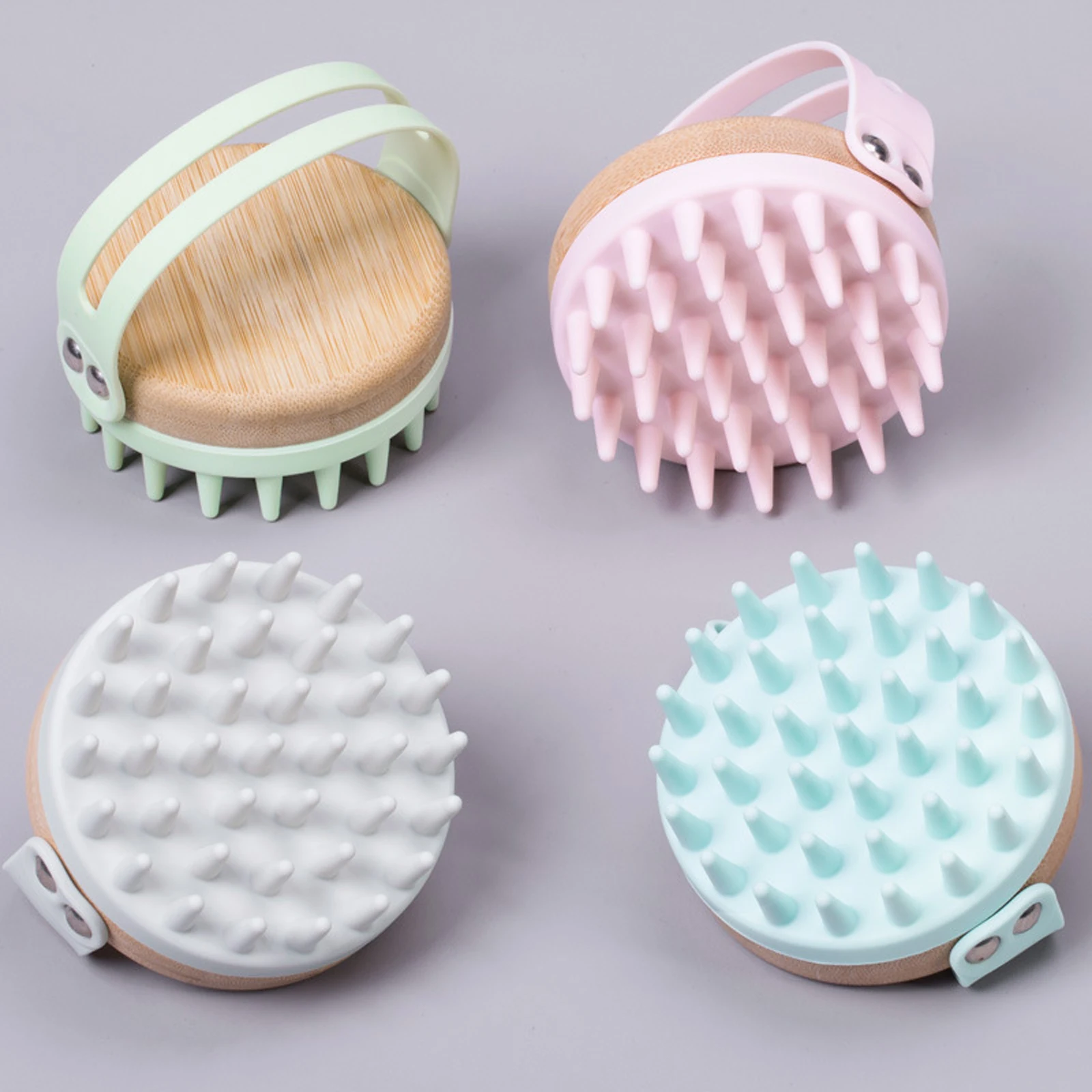 Soft Silicone 2 IN 1 Scalp Massager Wooden Shampoo Brush Hair Scrub Brush Comb Hair Cleaning Anti-stress Head Body Massager
Soft Silicone 2 IN 1 Scalp Massager Wooden Shampoo Brush Hair Scrub Brush Comb Hair Cleaning Anti-stress Head Body Massager