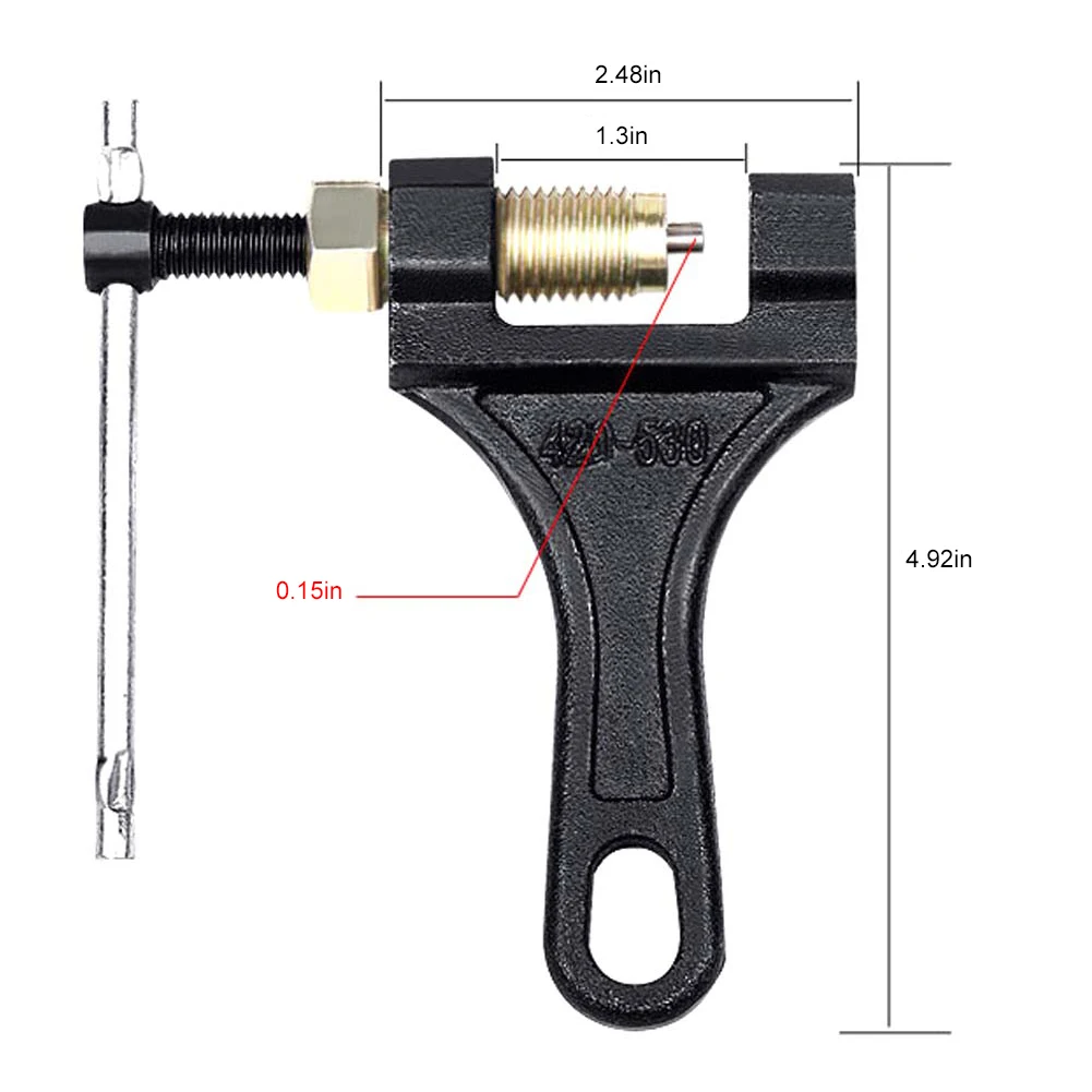 1pcs Motorcycle Chain Link Remove Hard Disk Breaker Separator Dirt Tool Bike 420-530 Chain Breaker Botorcycle
1pcs Motorcycle Chain Link Remove Hard Disk Breaker Separator Dirt Tool Bike 420-530 Chain Breaker Botorcycle