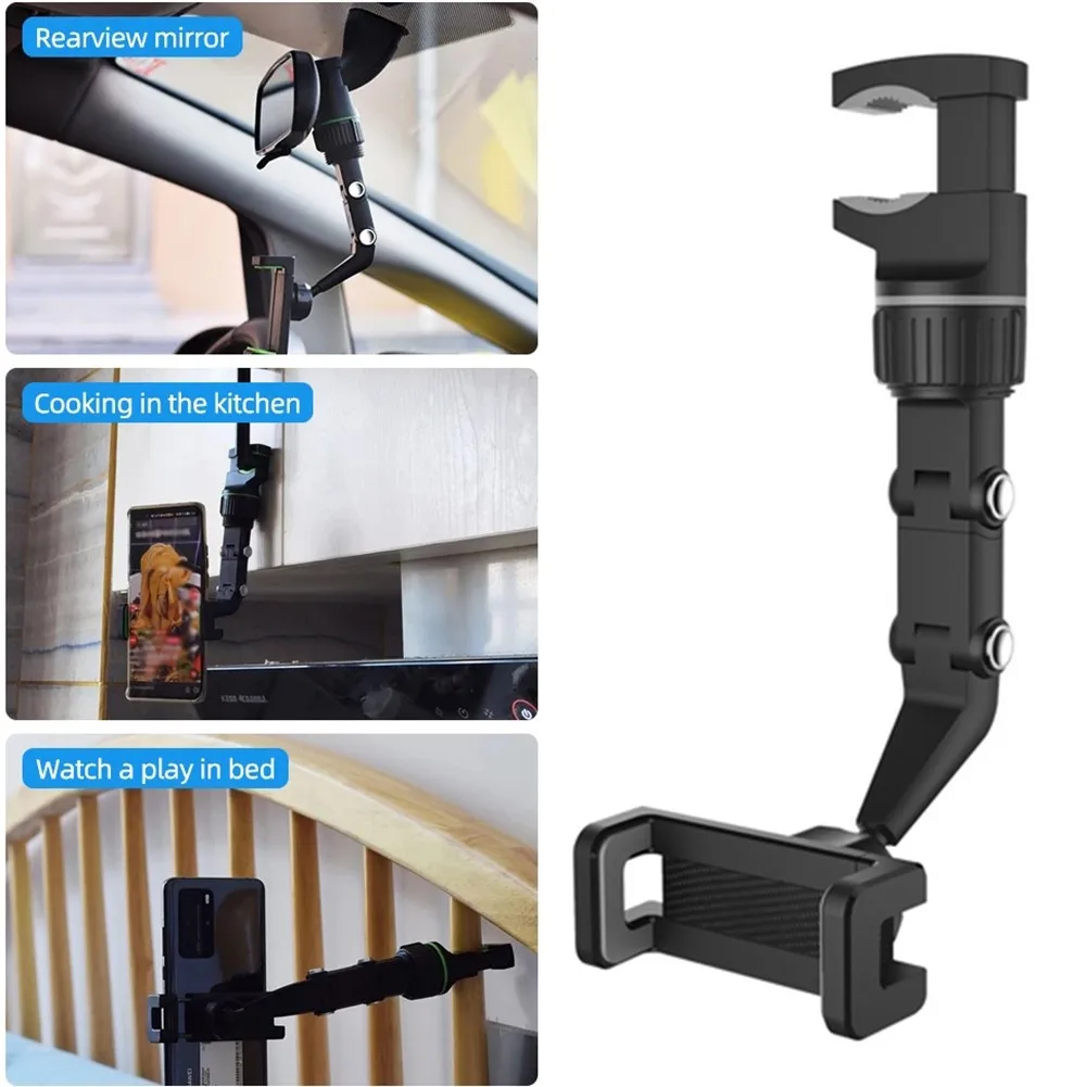 Universal Car Phone Holder 360 Degrees Rotating Stand Rearview Mirror Mount Car Mount Phone Holder Accessories
Universal Car Phone Holder 360 Degrees Rotating Stand Rearview Mirror Mount Car Mount Phone Holder Accessories