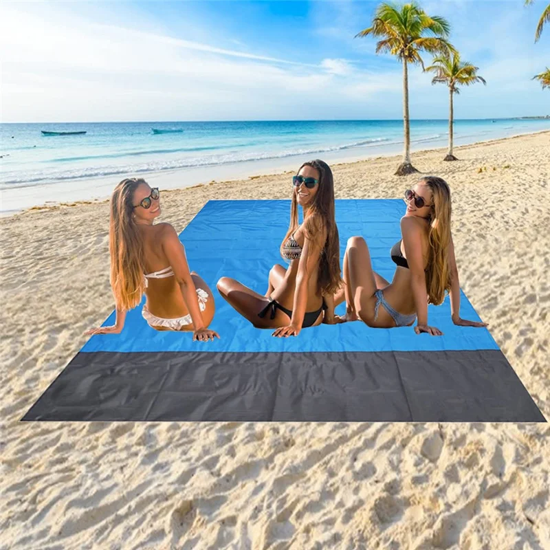 Sand Free Beach Blanket Outdoor Compact Lightweight Foldable Sandproof Waterproof Beach Mat for Travel Camping Hiking and Picnic
Sand Free Beach Blanket Outdoor Compact Lightweight Foldable Sandproof Waterproof Beach Mat for Travel Camping Hiking and Picnic