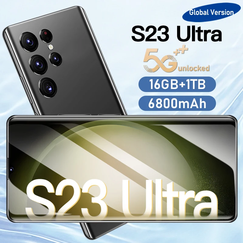 S23 Ultra new 5g smartphone unlocked smart phone 6.7inch Camera cell phone 6800mAh telefone 16G+1TB original phones smartphones
S23 Ultra new 5g smartphone unlocked smart phone 6.7inch Camera cell phone 6800mAh telefone 16G+1TB original phones smartphones