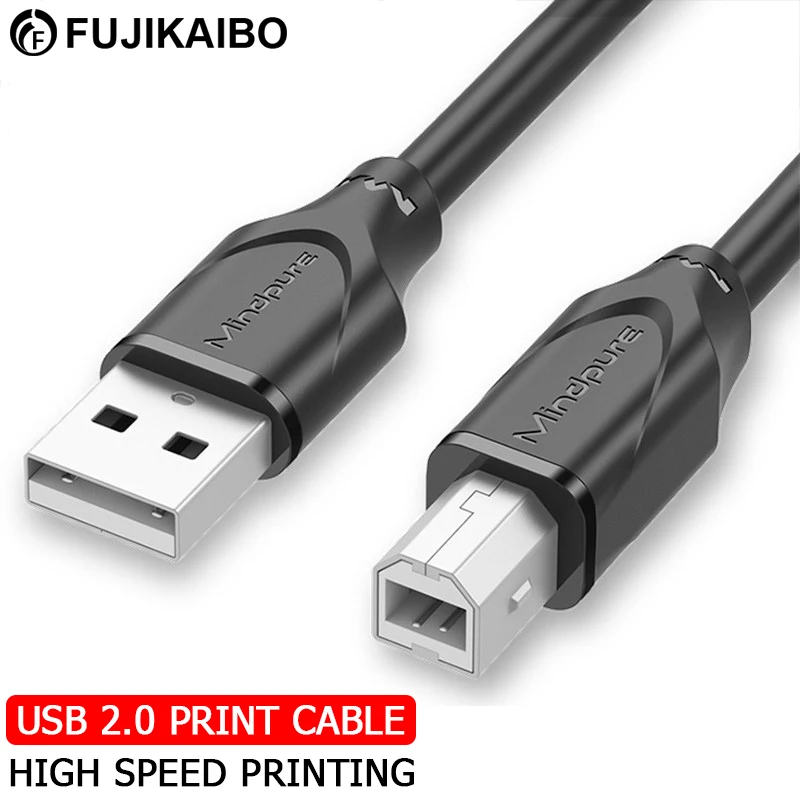 

USB2.0 Print Cable USB 2.0 Type A Male To B Male Sync Data Scanner Cable for HP Canon Epson Printer 1M 2M 3M 5M 1.5M 0.5M