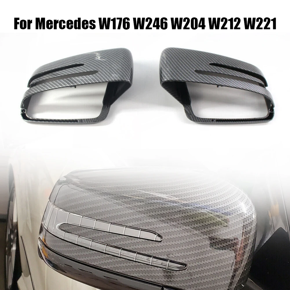 Carbon Fiber Side Mirror Cover Cap Add On A2128100164 A2128100264 For Benz W204 W212 W218 W176 W221 X156 X204 C117
Carbon Fiber Side Mirror Cover Cap Add On A2128100164 A2128100264 For Benz W204 W212 W218 W176 W221 X156 X204 C117