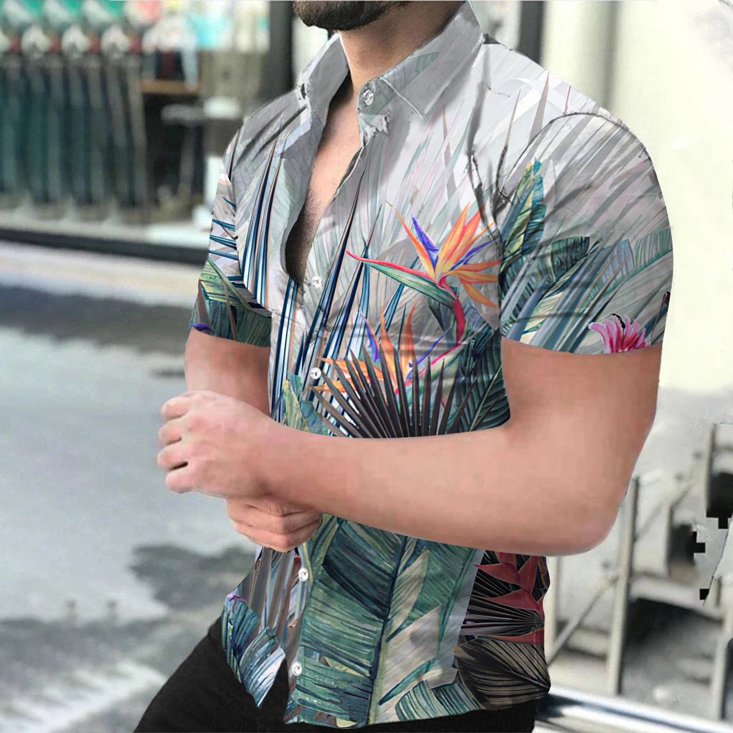 Fashion Print Men's Summer Hawaiian Shirt Short Sleeve Shirt Cardigan 2023 3D Casual Clothing Clothes High Quality Chemise homme
Fashion Print Men's Summer Hawaiian Shirt Short Sleeve Shirt Cardigan 2023 3D Casual Clothing Clothes High Quality Chemise homme