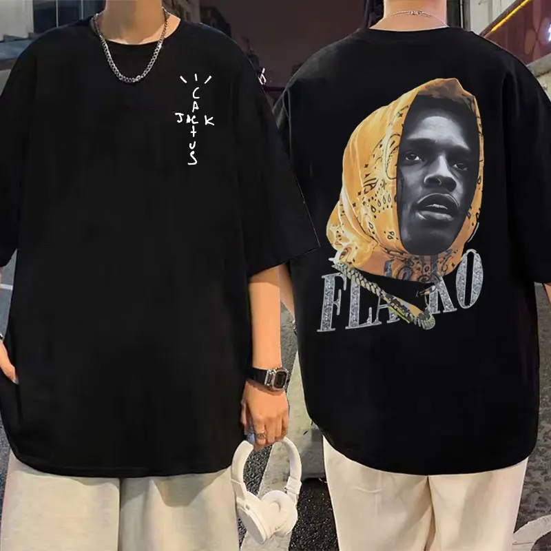 New Hot Asap Rocky Tee Shirt Cactus Jack Oversized Hip-Hop T-shirts Travis Scott Trend Tshirt Summer Men Women Fashion Teen Tops
New Hot Asap Rocky Tee Shirt Cactus Jack Oversized Hip-Hop T-shirts Travis Scott Trend Tshirt Summer Men Women Fashion Teen Tops