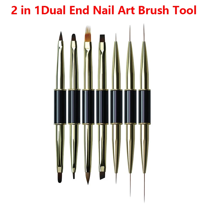 Dual End Nail Art Brush Tool Stripes Lines DIY Painting Brush Liquid Powder Acrylic UV GEL Extension Builder French Drawing Pen
Dual End Nail Art Brush Tool Stripes Lines DIY Painting Brush Liquid Powder Acrylic UV GEL Extension Builder French Drawing Pen