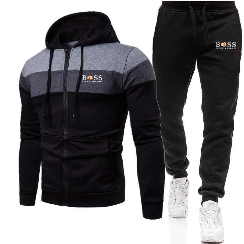 Brand BOS5 Spring And Autumn Hot Trend Coat Trousers Hooded Sports Casual Suit Men's Zipper Large Size Long-Sleeved Suit
Brand BOS5 Spring And Autumn Hot Trend Coat Trousers Hooded Sports Casual Suit Men's Zipper Large Size Long-Sleeved Suit