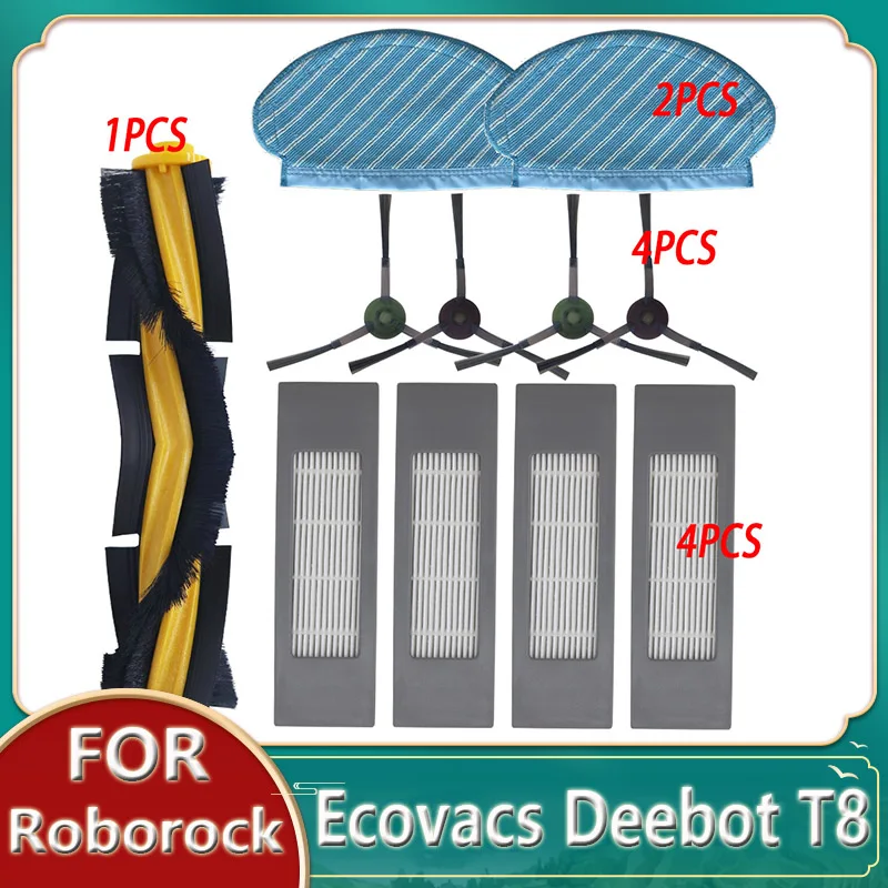 Фильтр НЕРА Для робота-пылесоса Ecovacs Deebot T8/T5, основная боковая щетка, моющаяся ткань для швабры, Сменные аксессуары
Фильтр НЕРА Для робота-пылесоса Ecovacs Deebot T8/T5, основная боковая щетка, моющаяся ткань для швабры, Сменные аксессуары