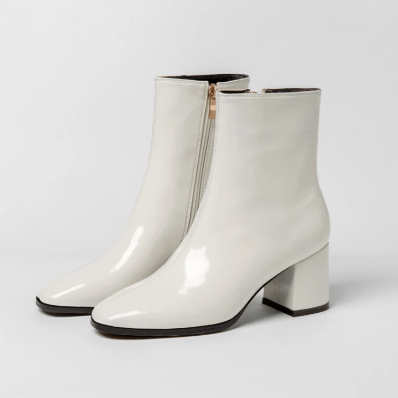 2022 Winter Luxury Women's PU Ankle Boots Western Pointed Toe Designer Party Fashion Side Zip Booties Botines De Mujer
2022 Winter Luxury Women's PU Ankle Boots Western Pointed Toe Designer Party Fashion Side Zip Booties Botines De Mujer