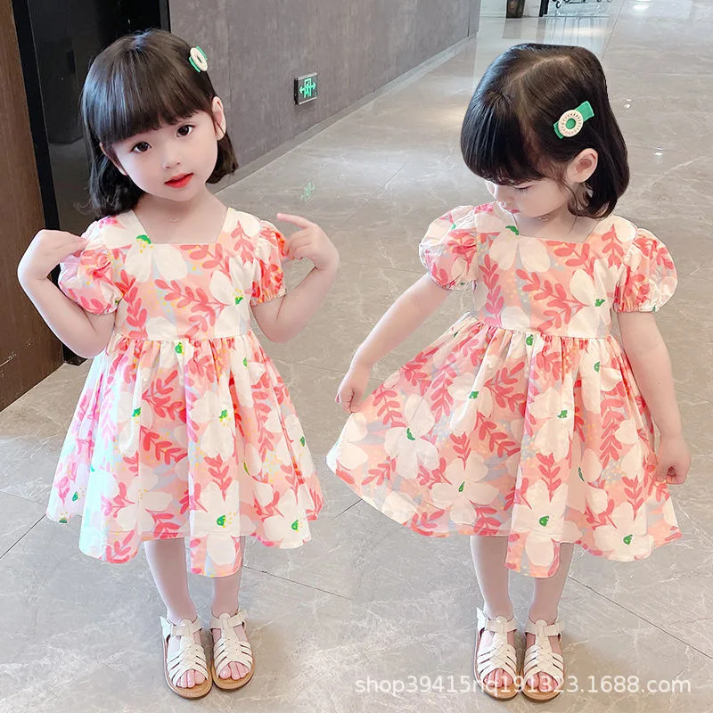 Summer Girls' Casual Dress New Girls' Fashion Trend Small And Medium-Sized Girls' Baby Floral Cotton Princess Skirt 1-7 Years
Summer Girls' Casual Dress New Girls' Fashion Trend Small And Medium-Sized Girls' Baby Floral Cotton Princess Skirt 1-7 Years