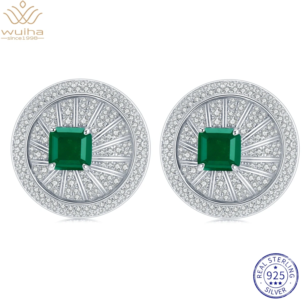 WUIHA Bohemia 925 Sterling Silver 4CT Emerald Synthetic Moissanite Gemstone Wedding Drop Earrings for Women Gift Drop Shipping
WUIHA Bohemia 925 Sterling Silver 4CT Emerald Synthetic Moissanite Gemstone Wedding Drop Earrings for Women Gift Drop Shipping