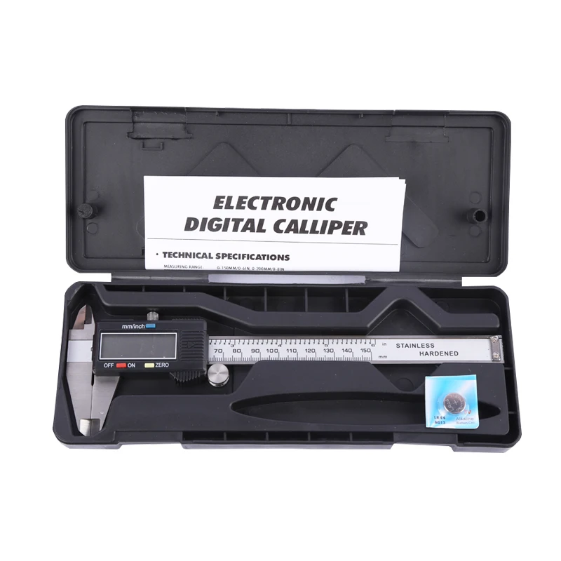 Professional Factory Custom Made Stainless Steel Electronic 150mm Digital Depth Vernier Calipers
Professional Factory Custom Made Stainless Steel Electronic 150mm Digital Depth Vernier Calipers