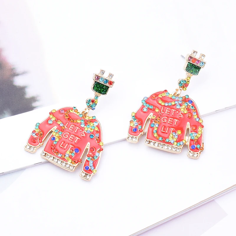 New Colorful Fashion Rhinestone Charm Big Drop Earrings for Women Geometric Unique Hot Selling Jewelry Party Wedding Gift
New Colorful Fashion Rhinestone Charm Big Drop Earrings for Women Geometric Unique Hot Selling Jewelry Party Wedding Gift