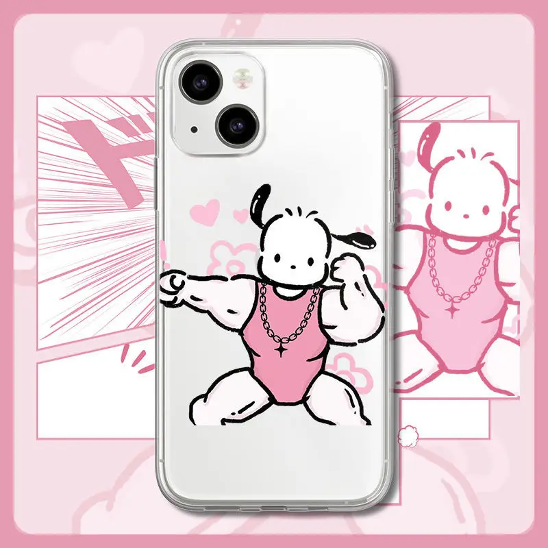 Kawaii Sanrio Pochacco Iphone Case for 11 12 13 Phone Case Muscle Pochacco Cute Cartoon Anime Drop Resistant Phone Accessories
Kawaii Sanrio Pochacco Iphone Case for 11 12 13 Phone Case Muscle Pochacco Cute Cartoon Anime Drop Resistant Phone Accessories