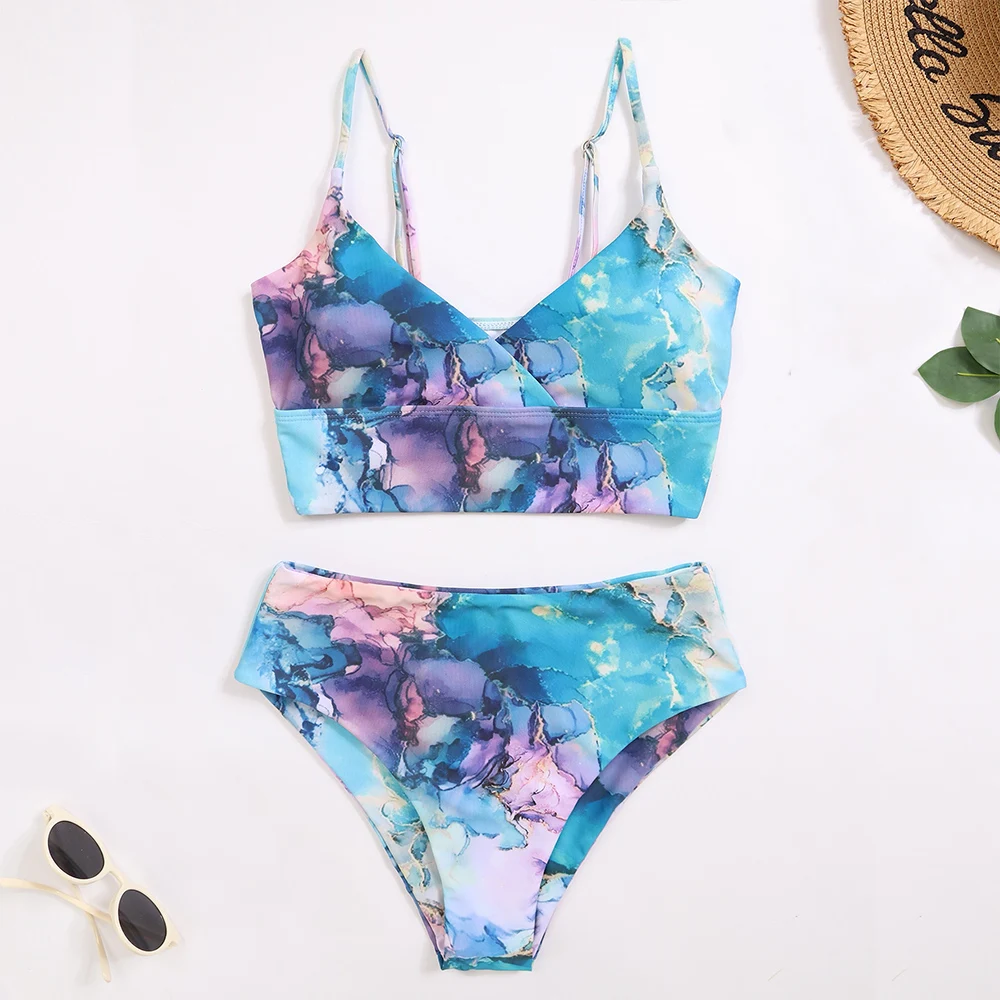 Swimsuit 2022 New Summer Sexy Tie Dye Womens Bikini Two Pieces Print Swimwear Girl Female Beach Bathing Beach Ladies Suit
Swimsuit 2022 New Summer Sexy Tie Dye Womens Bikini Two Pieces Print Swimwear Girl Female Beach Bathing Beach Ladies Suit