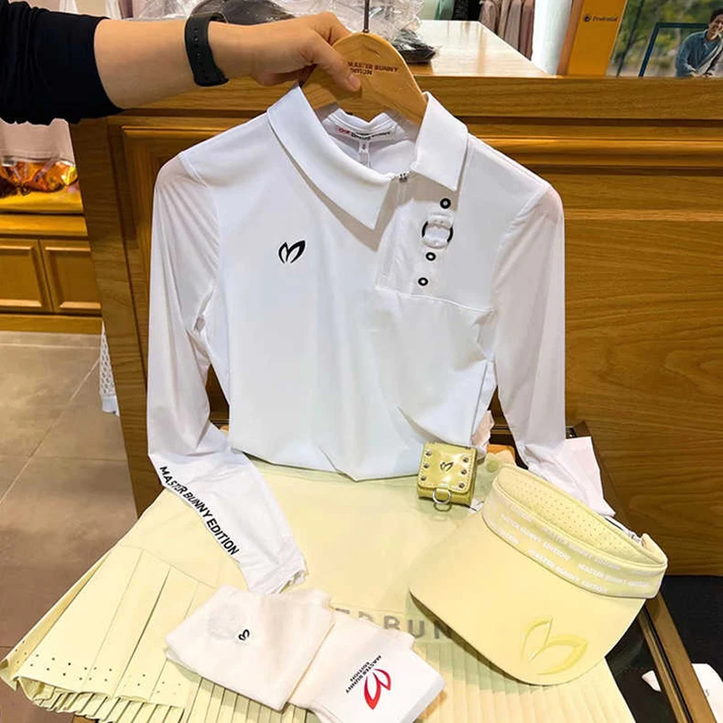Golf Clothing Thin Ice Silk Long Sleeve T-Shirt Women's Outdoor Casual Sunscreen Breathable Quick-drying Top
Golf Clothing Thin Ice Silk Long Sleeve T-Shirt Women's Outdoor Casual Sunscreen Breathable Quick-drying Top