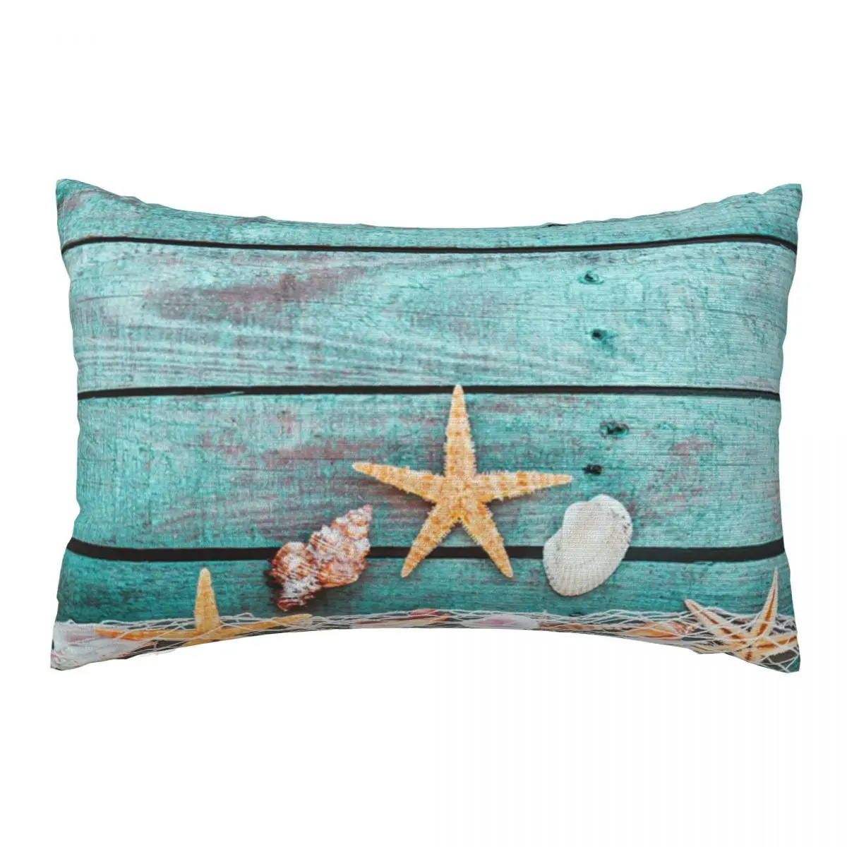 

Pretty Turquoise Blue Nautical Decorative Pillow Covers Throw Pillow Cover Home Pillows Shells Cushion Cover Zippered Pillowcase