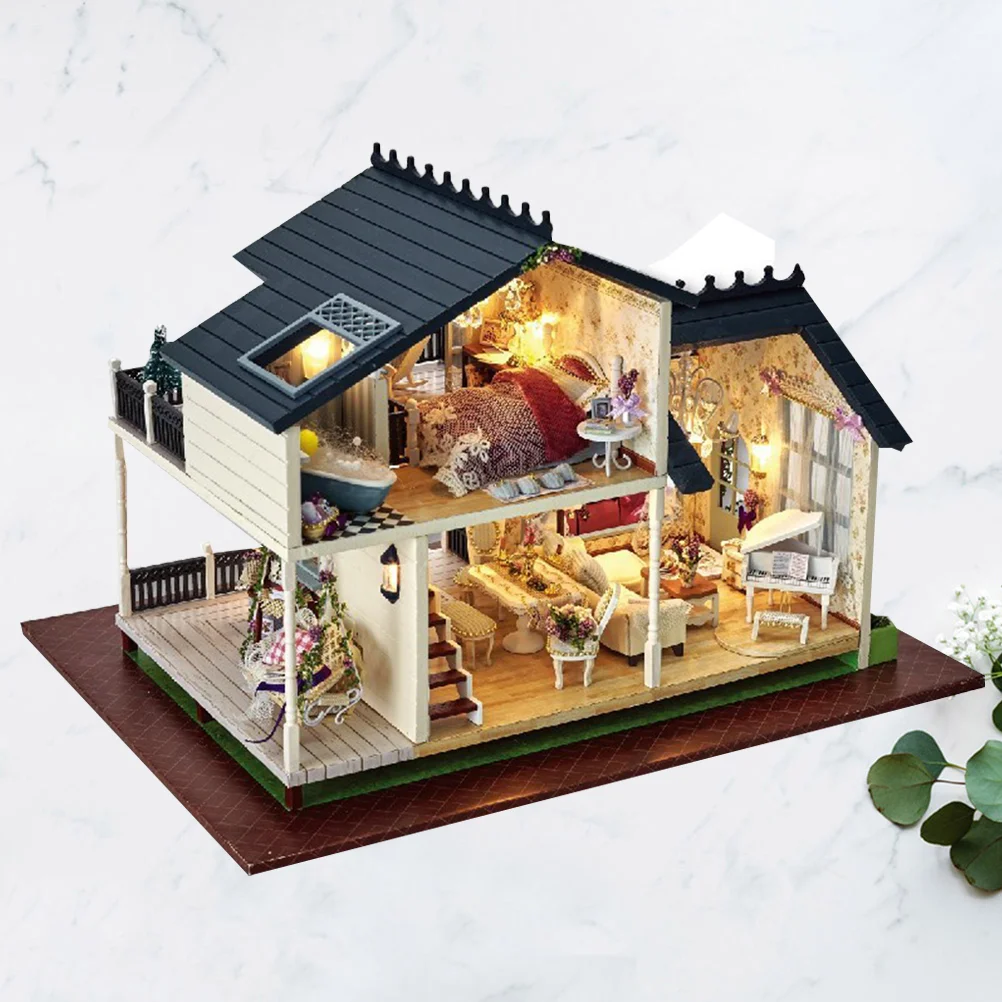 DIY Building Wooden Apartment Villa Puzzle Model House Assembly Puzzle Gift for Kids Adults Style 1
DIY Building Wooden Apartment Villa Puzzle Model House Assembly Puzzle Gift for Kids Adults Style 1
