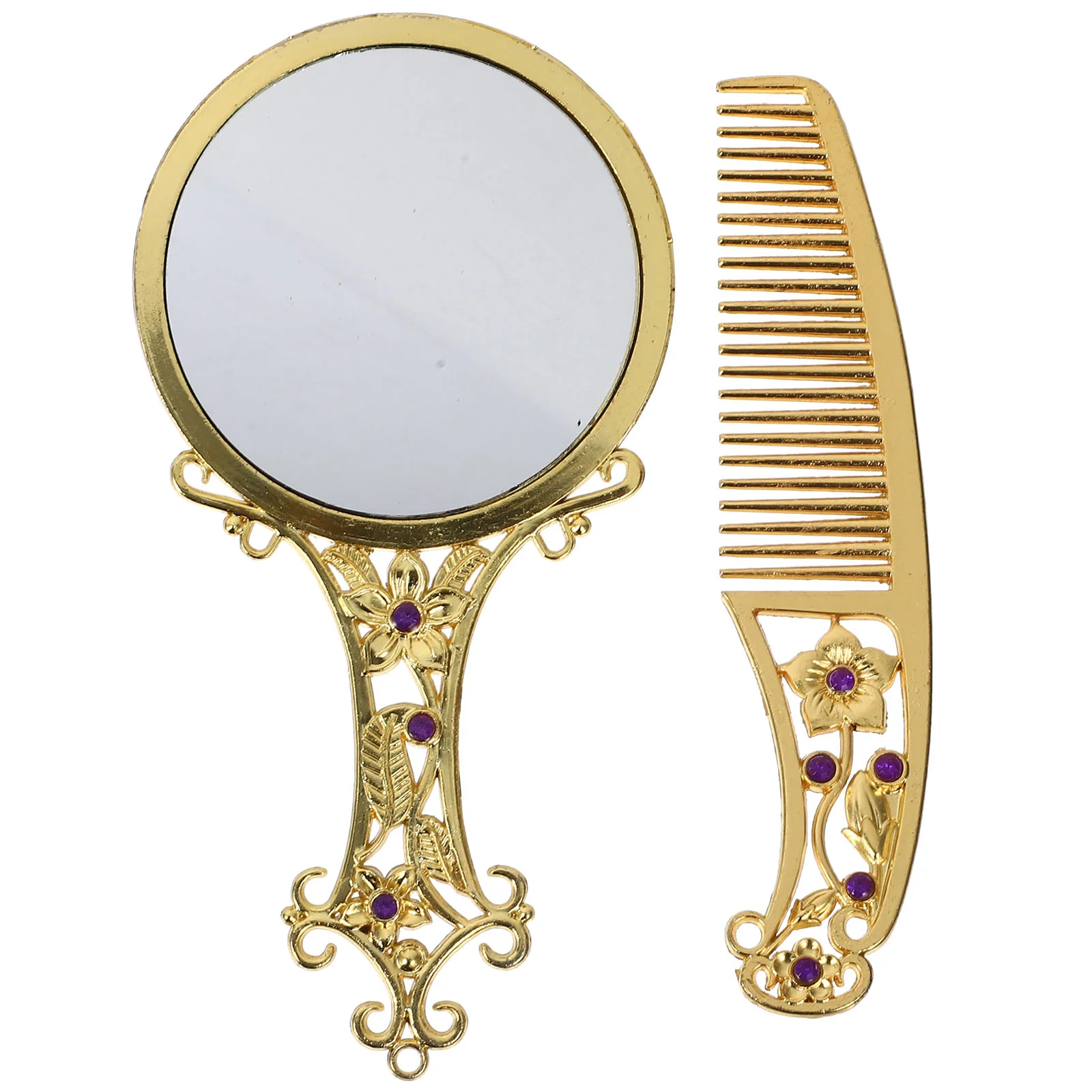 Comb Set Hair Brush Round Woman Makeup Mirror Alloy Mini Vintage Vanity Glass Travel
Comb Set Hair Brush Round Woman Makeup Mirror Alloy Mini Vintage Vanity Glass Travel