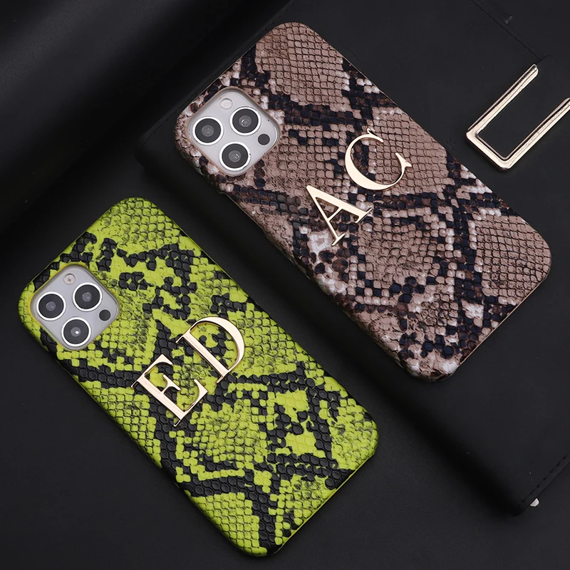 Custom Name Luxury Gold Metal Big Letter Snake Leather For iPhone 11 12 13Pro Max X XS XR 7 8Plus Personalization Cover
Custom Name Luxury Gold Metal Big Letter Snake Leather For iPhone 11 12 13Pro Max X XS XR 7 8Plus Personalization Cover
