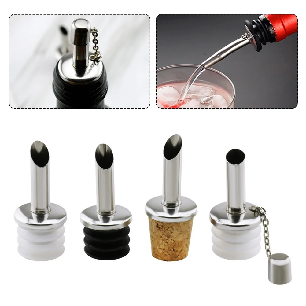 1pc Stainless Steel Bottle Pourer Spout Liquor Spout Stopper Bottle Dispenser Wine Bottle Stopper Drain Bottle Stopper Bar Acces
1pc Stainless Steel Bottle Pourer Spout Liquor Spout Stopper Bottle Dispenser Wine Bottle Stopper Drain Bottle Stopper Bar Acces