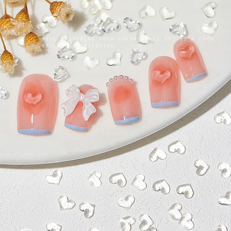 100Pcs 3D Transparent Clear Love Nail Parts 4/6/8mm Cute Heart Nail Art Decoration DIY Beauty Clear-Heart Mnaicure Diamond ZC-8
100Pcs 3D Transparent Clear Love Nail Parts 4/6/8mm Cute Heart Nail Art Decoration DIY Beauty Clear-Heart Mnaicure Diamond ZC-8