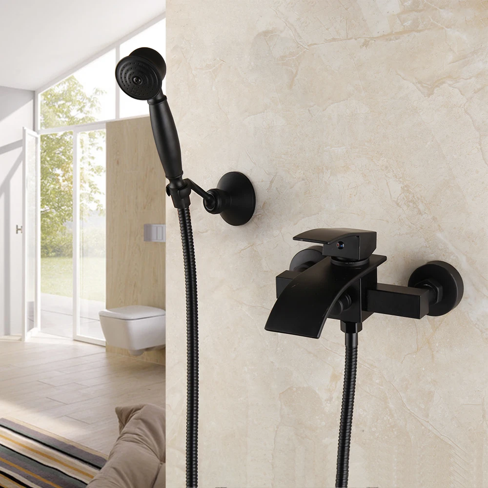 High Quality Matte Black Shower Syestem Set Bathroom Rainfall Shower Faucet Set Water Tap Bathtub Mixer Shower Head Kit
High Quality Matte Black Shower Syestem Set Bathroom Rainfall Shower Faucet Set Water Tap Bathtub Mixer Shower Head Kit