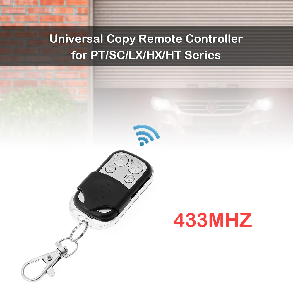 

433MHz Universal Copy Remote Control Clone Function Transmitter Auto Cloning Duplicator for Garage Door Car Gate Remotes