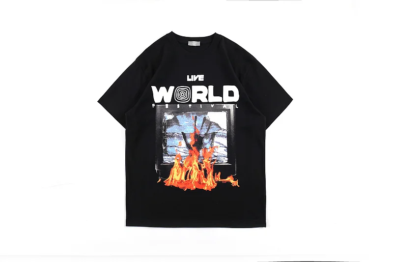 2022 Travis Scott ASTROWORLD Logo Printed Women Men Short Sleeve T shirts tees Hiphop Oversized Men Casual Cotton T shirt
2022 Travis Scott ASTROWORLD Logo Printed Women Men Short Sleeve T shirts tees Hiphop Oversized Men Casual Cotton T shirt