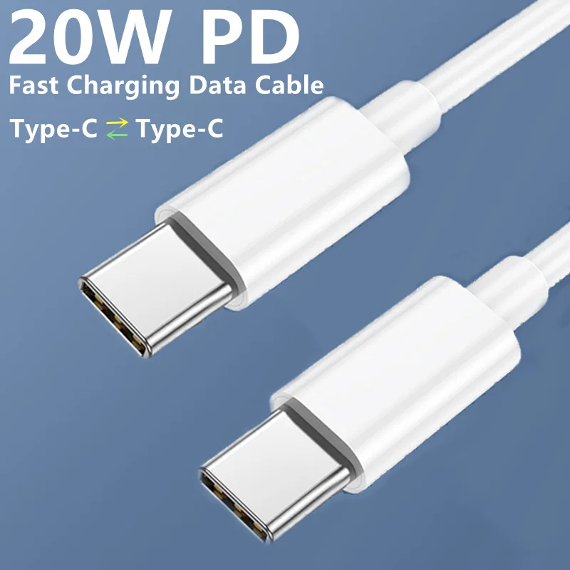 5A Fast Charging USB C To USB Type-C Cable 20W PD Quick Charge Data Cord For Samsung Xiaomi Huawei Cell Phone Charger USB Cables
5A Fast Charging USB C To USB Type-C Cable 20W PD Quick Charge Data Cord For Samsung Xiaomi Huawei Cell Phone Charger USB Cables