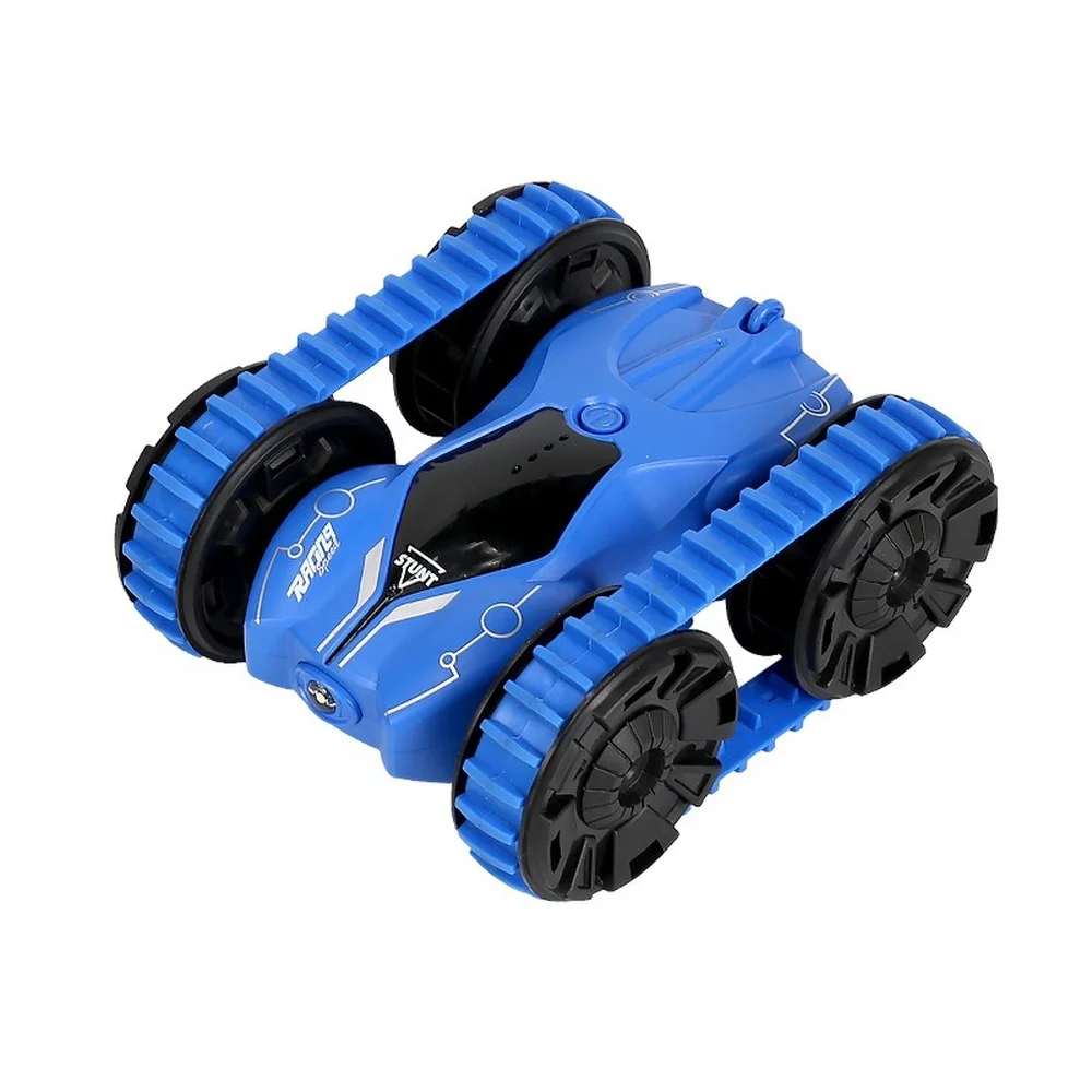 4WD 2.4G RC Car High-speed Remote Control Rollover Car Track Double-sided Stunt Car 360° Tumbling Off-road Children Gift Toy Car 
4WD 2.4G RC Car High-speed Remote Control Rollover Car Track Double-sided Stunt Car 360° Tumbling Off-road Children Gift Toy Car