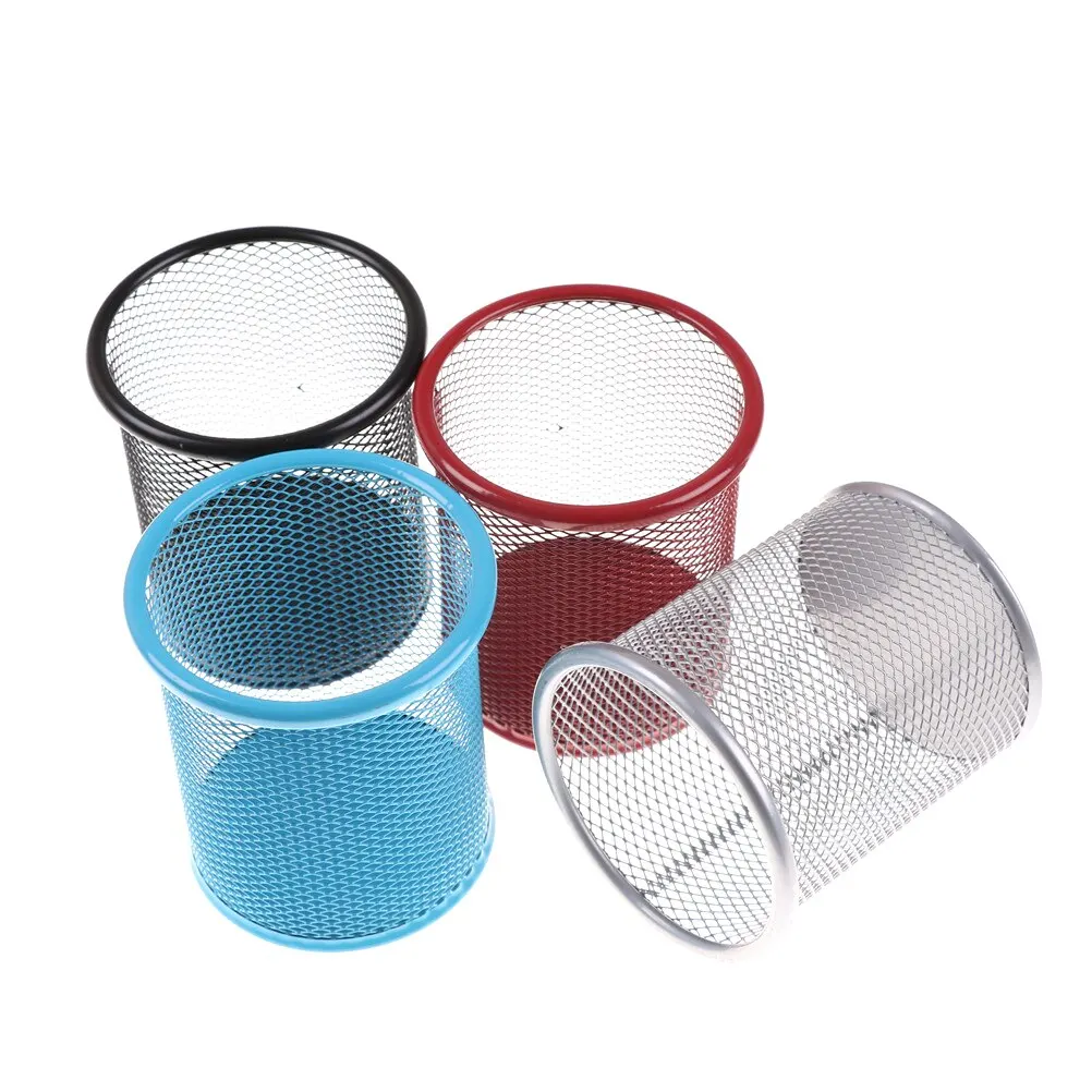 Mesh Steel Pen Holder Stationery Iron Spray Anti-Rust Pen Holder Metal Pen Holder Desktop Storage Of Debris Tube Pencil Rack
Mesh Steel Pen Holder Stationery Iron Spray Anti-Rust Pen Holder Metal Pen Holder Desktop Storage Of Debris Tube Pencil Rack