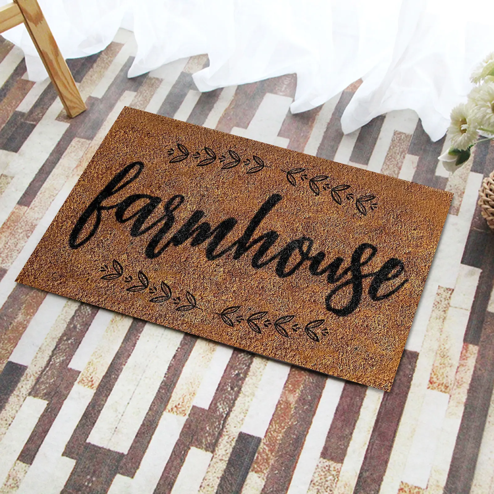 Дизайнерский напольный коврик с надписью коврик перед входной дверью "Welcome", подушка, уличный коврик для коридора, украшение для ковра из абс...
Дизайнерский напольный коврик с надписью коврик перед входной дверью "Welcome", подушка, уличный коврик для коридора, украшение для ковра из абс...