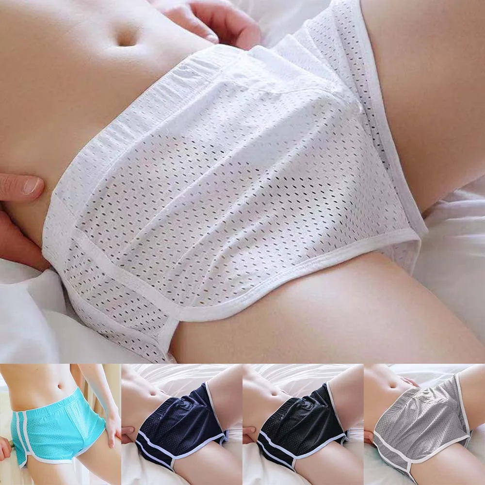 Sexy Men Ice Silk Hollow Boxer Briefs Pouch Underwear Shorts Trunks Underpants Short Breathable Flexible Comfortable Panties
Sexy Men Ice Silk Hollow Boxer Briefs Pouch Underwear Shorts Trunks Underpants Short Breathable Flexible Comfortable Panties