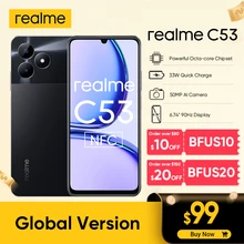 realme C53 6GB 128GB Octa Core Ultra Slim 33W SUPERVOOC Charge 5000mAh Battery 50MP AI Camera 6.74