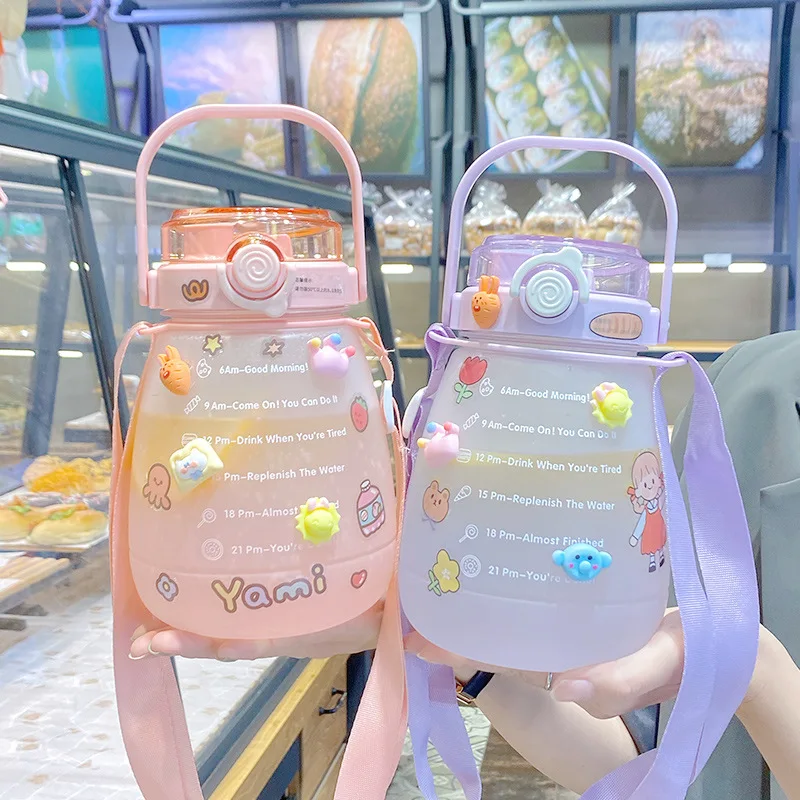 1300ML Net Red Gradient Color Plastic Water Bottle Outdoor Large-capacity Sports Water Bottle Double Drink Handy New Cup
1300ML Net Red Gradient Color Plastic Water Bottle Outdoor Large-capacity Sports Water Bottle Double Drink Handy New Cup