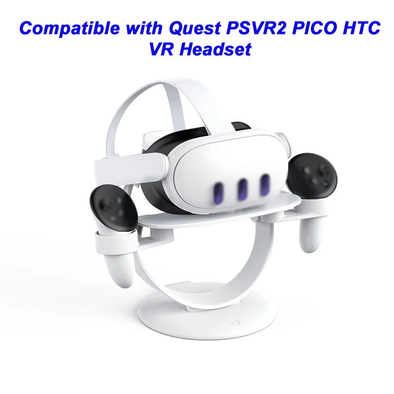 

Universal VR Headset Stand Compatible with Quest 3 PSVR2 Pico 4 HTC VR Headset Virtual Reality for Oculus Quest 2 Accessories