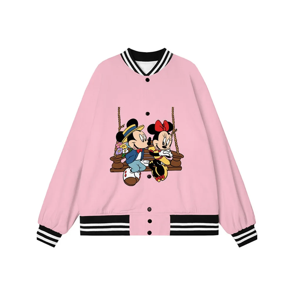 2022 Fall Harajuku New Disney Stitch Anime Street Jacket Women's Loose Single Breasted Baseball Uniform Y2K
2022 Fall Harajuku New Disney Stitch Anime Street Jacket Women's Loose Single Breasted Baseball Uniform Y2K